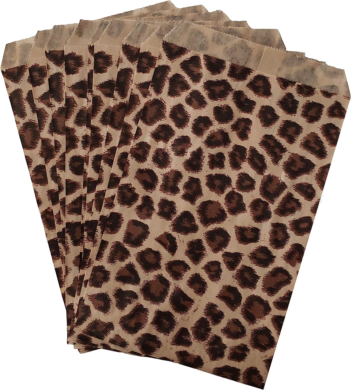 200 pcs Leopard Design Kraft Paper Bag Review
