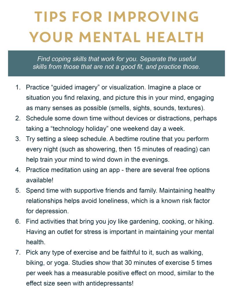 Coping Strategies for Maintaining Mental Health