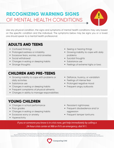 Recognizing Signs of Mental Health Concerns