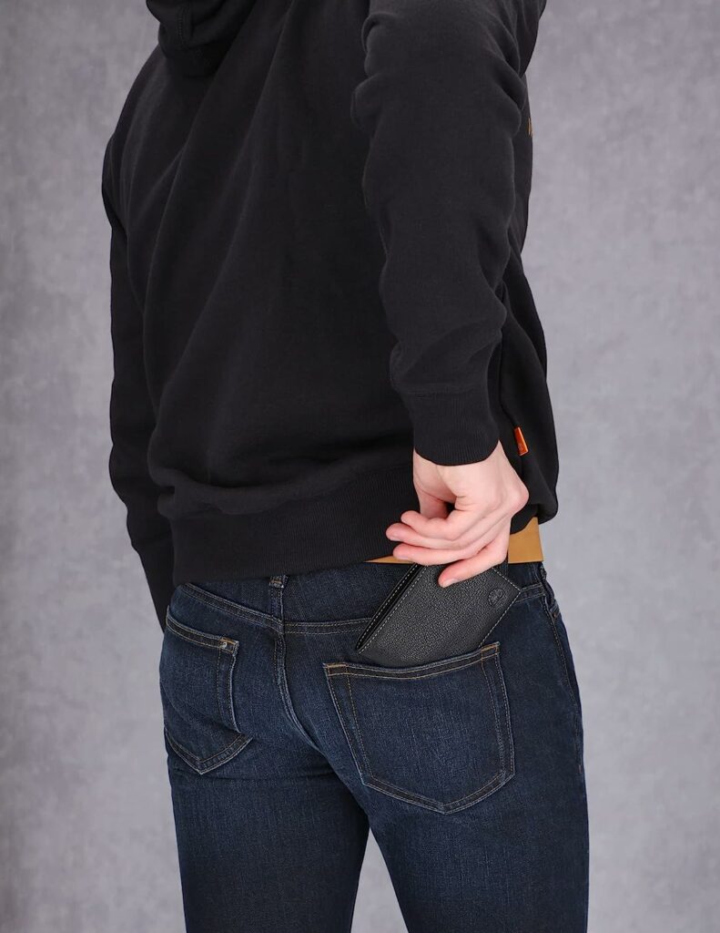 Timberland Mens Leather RFID Blocking Passcase Security Wallet
