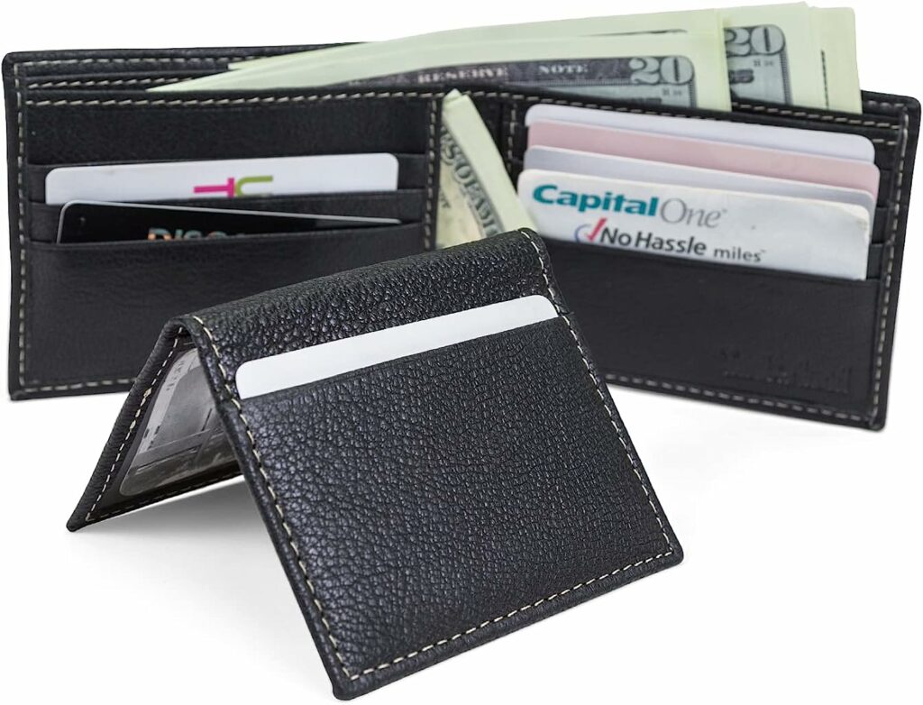 Timberland Mens Leather RFID Blocking Passcase Security Wallet